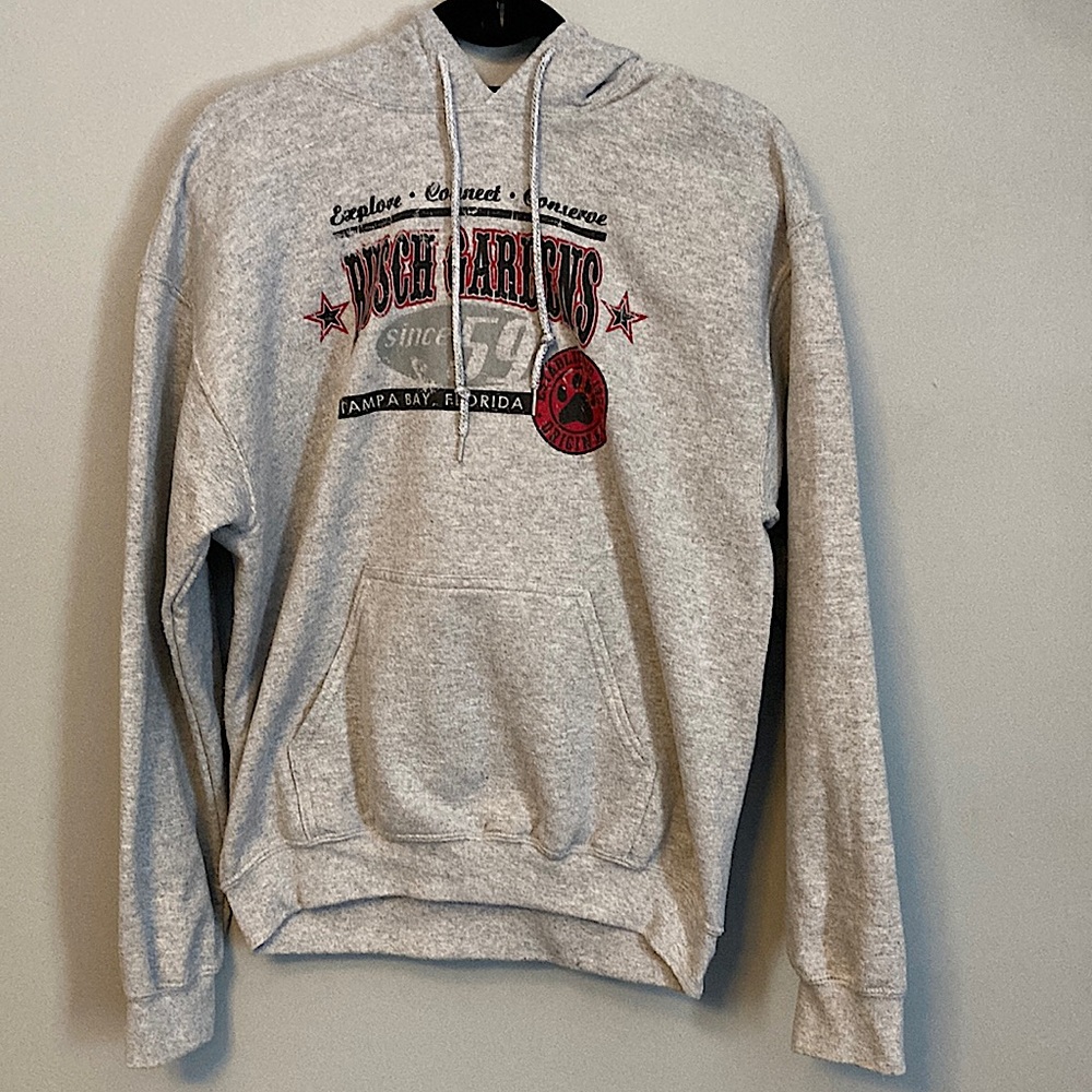 Busch Gardens grey hoodie